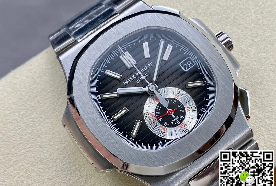 Patek Philippe Nautilus 5980 1A-014 PPF Factory 1:1 Best Edition Replica Watch Titanium Case