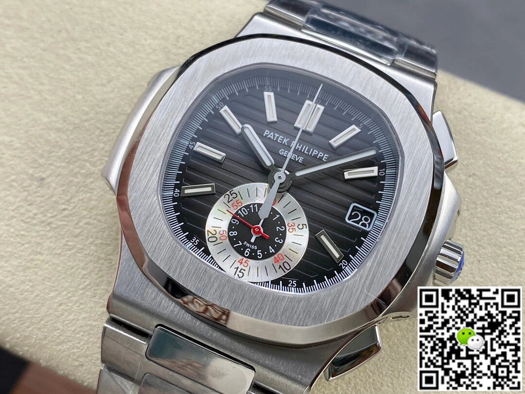 Patek Philippe Nautilus 5980 1A-014 PPF Factory 1:1 Best Edition Replica Watch Titanium Case