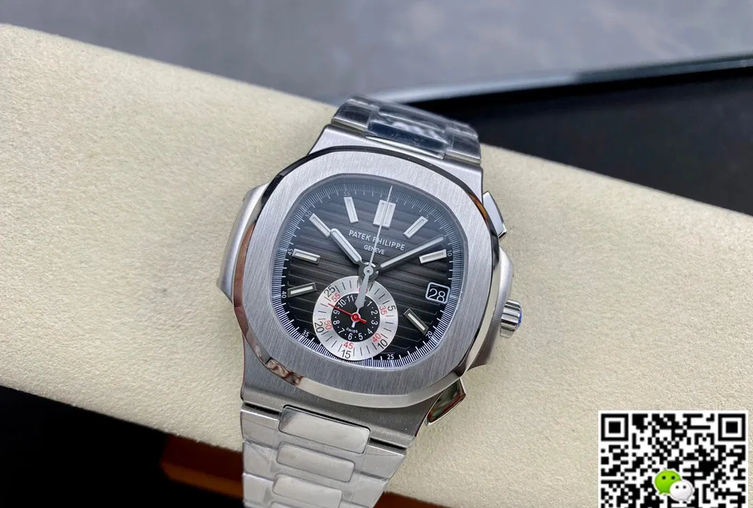 Patek Philippe Nautilus 5980 1A-014 PPF Factory 1:1 Best Edition Replica Watch Titanium Case