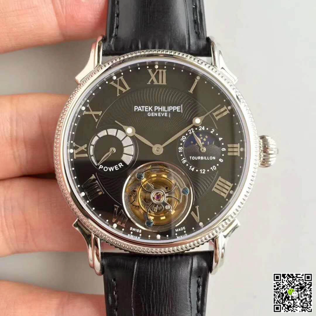 Patek Philippe PP3310 Tourbillon 1:1 Best Edition Replica Watch Swiss Tourbillon Black Dial