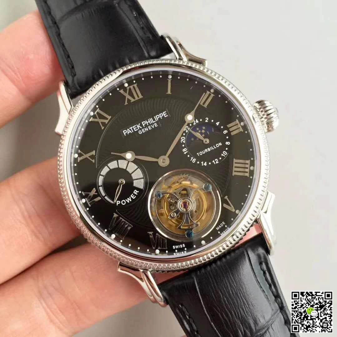 Patek Philippe PP3310 Tourbillon 1:1 Best Edition Replica Watch Swiss Tourbillon Black Dial