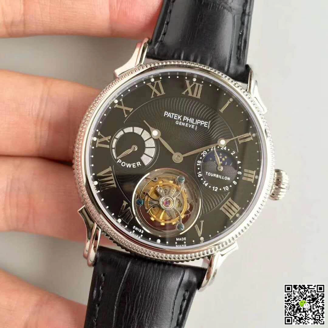 Patek Philippe PP3310 Tourbillon 1:1 Best Edition Replica Watch Swiss Tourbillon Black Dial