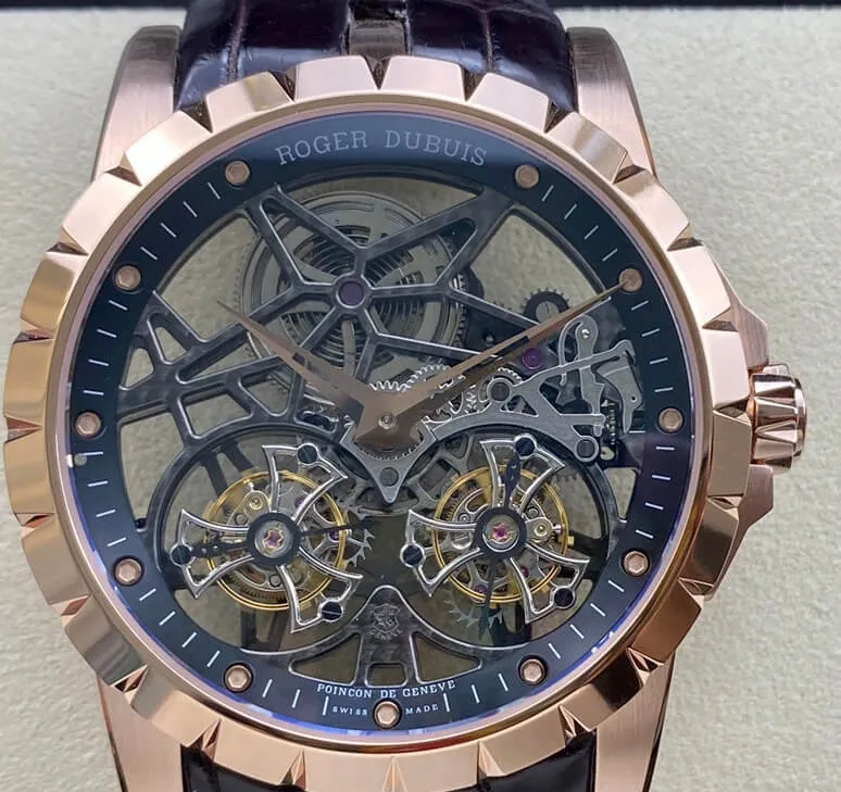 Roger Dubuis Excalibur RDDBEX0395 YS Factory 1:1 Best Edition Replica Watch Tourbillon Dial