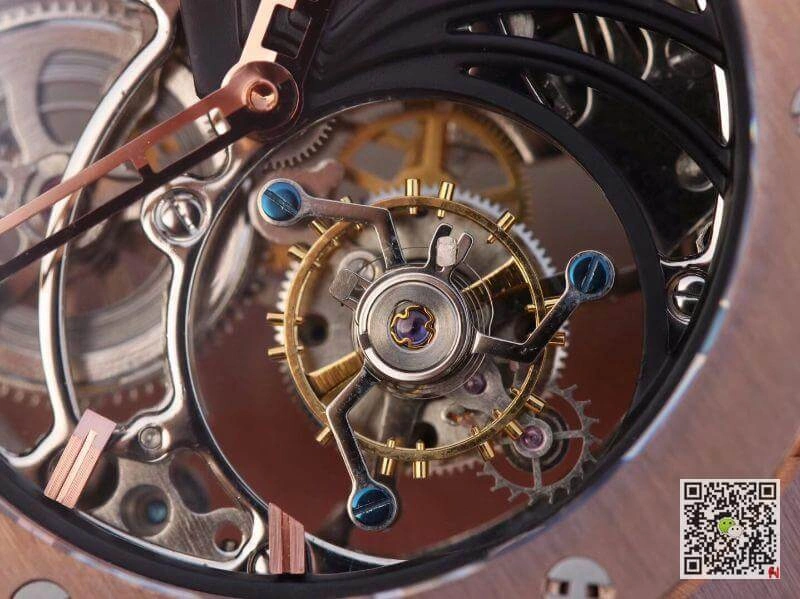 Hublot Big Bang hollow tourbillon 1:1 Best Edition Replica Watch Swiss Seagull hand-winding tourbillon movement 18K Rose Gold