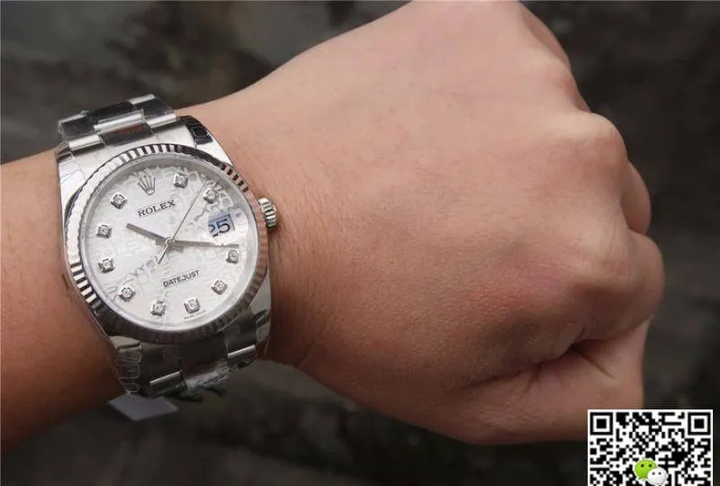 Rolex Datejust 116234 AR Factory 1:1 Best Edition Replica Watch Swiss ETA2836-2 Silver Dial