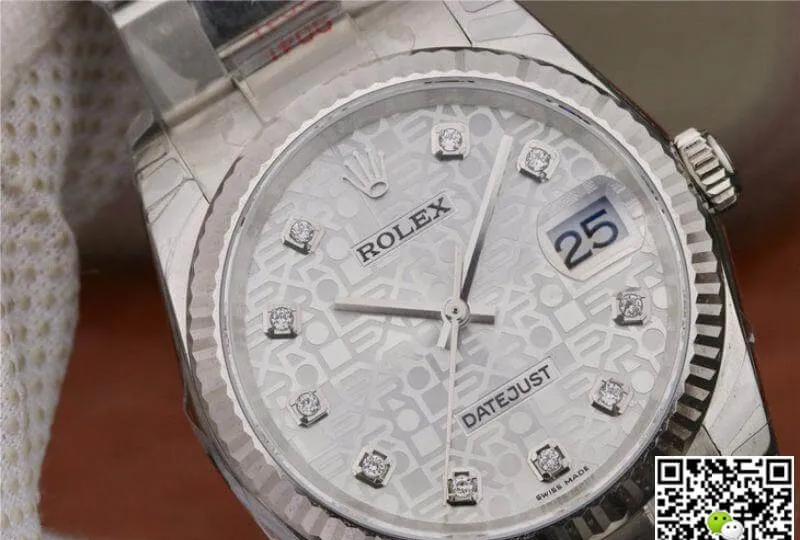 Rolex Datejust 116234 AR Factory 1:1 Best Edition Replica Watch Swiss ETA2836-2 Silver Dial