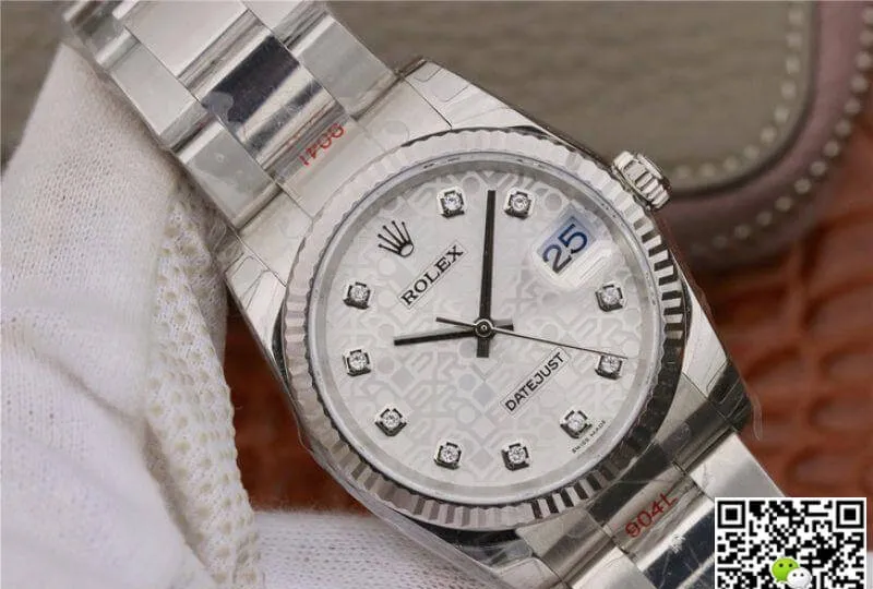 Rolex Datejust 116234 AR Factory 1:1 Best Edition Replica Watch Swiss ETA2836-2 Silver Dial