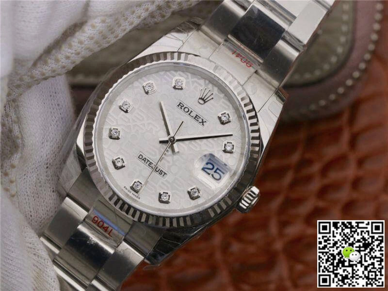 Rolex Datejust 116234 AR Factory 1:1 Best Edition Replica Watch Swiss ETA2836-2 Silver Dial