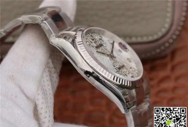 Rolex Datejust 116234 AR Factory 1:1 Best Edition Replica Watch Swiss ETA2836-2 Silver Dial