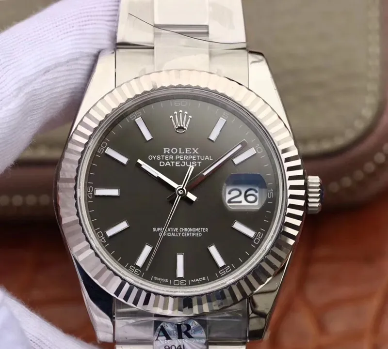 Rolex Datejust 126334 41 AR Factory 1:1 Best Edition Replica Watch Black Dial Swiss ETA2824