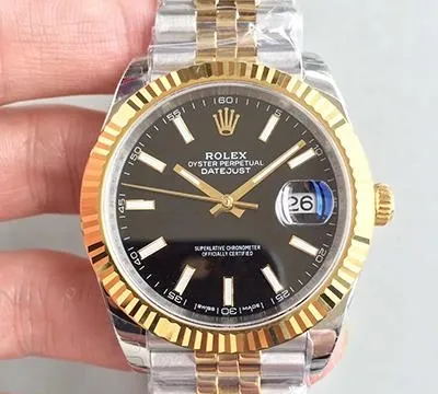 Rolex Datejust II 126333 EW Factory 1:1 Best Edition Replica Watch Swiss ETA3255 Black Dial