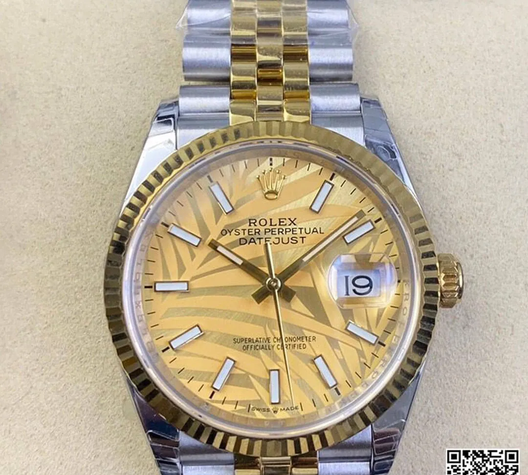 Rolex Datejust M126233-0037 EW Factory 1:1 Best Edition Replica Watch Stainless Steel Strap