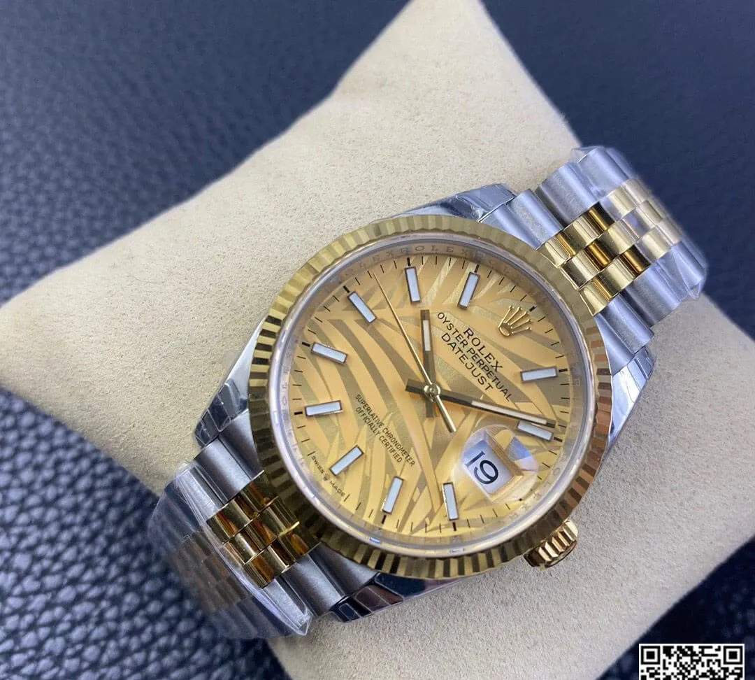 Rolex Datejust M126233-0037 EW Factory 1:1 Best Edition Replica Watch Stainless Steel Strap