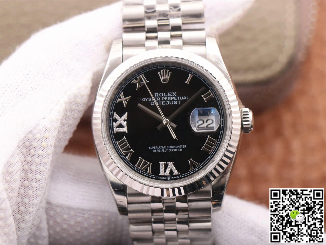 Rolex Datejust M126233 36MM EW Factory 1:1 Best Edition Replica Watch Stainless Steel Strap