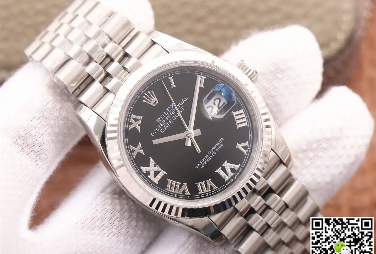 Rolex Datejust M126233 36MM EW Factory 1:1 Best Edition Replica Watch Stainless Steel Strap