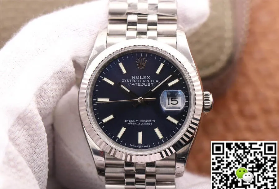 Rolex Datejust M126234-0017 EW Factory 1:1 Best Edition Replica Watch Stainless Steel Strap