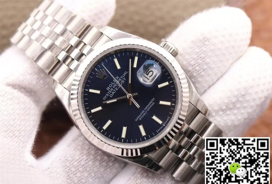 Rolex Datejust M126234-0017 EW Factory 1:1 Best Edition Replica Watch Stainless Steel Strap