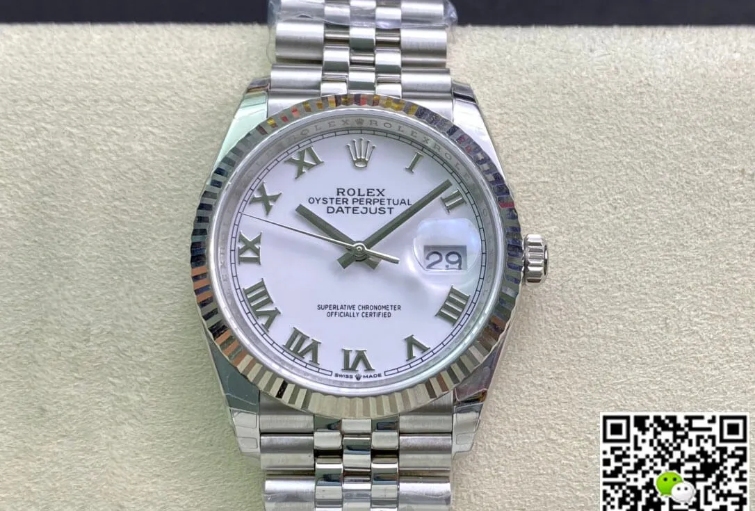 Rolex Datejust M126234-0025 EW Factory 1:1 Best Edition Replica Watch Stainless Steel Strap