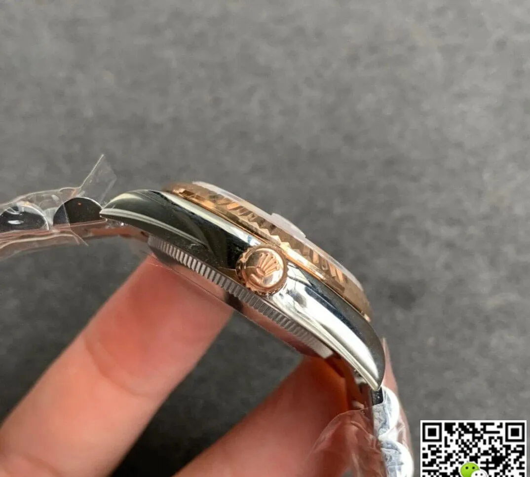 Rolex Datejust M278271-0023 GS Factory 1:1 Best Edition Replica Watch Rose Gold Diamond-Set