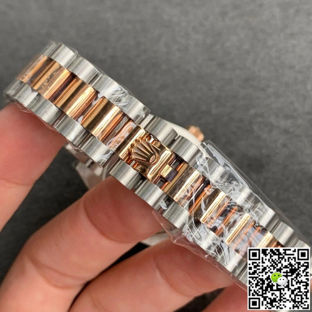 Rolex Datejust M278271-0023 GS Factory 1:1 Best Edition Replica Watch Rose Gold Diamond-Set