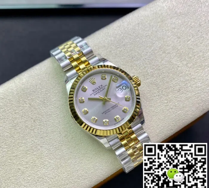Rolex Datejust M278273-0020 31MM EW Factory 1:1 Best Edition Replica Watch Diamond-set Dial