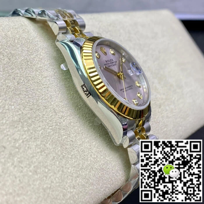 Rolex Datejust M278273-0020 31MM EW Factory 1:1 Best Edition Replica Watch Diamond-set Dial