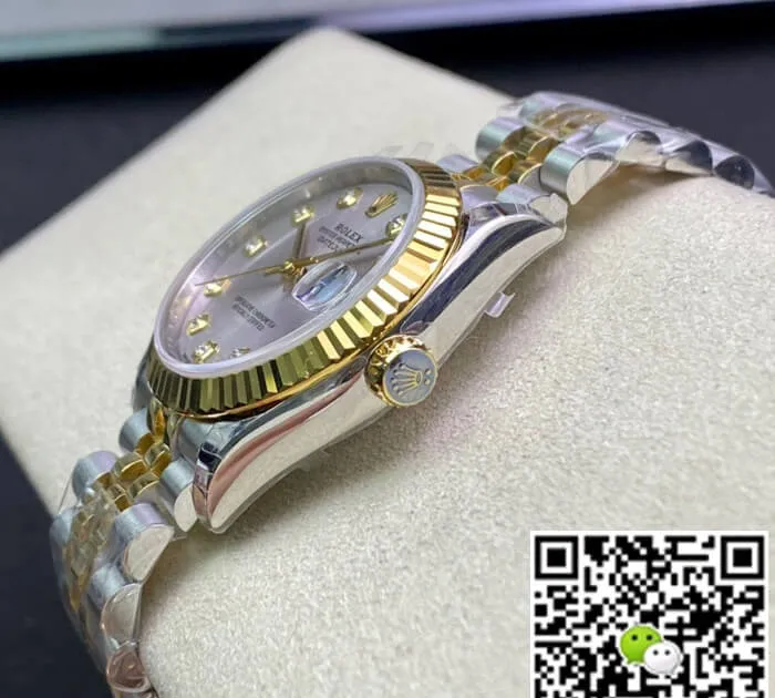 Rolex Datejust M278273-0020 31MM EW Factory 1:1 Best Edition Replica Watch Diamond-set Dial