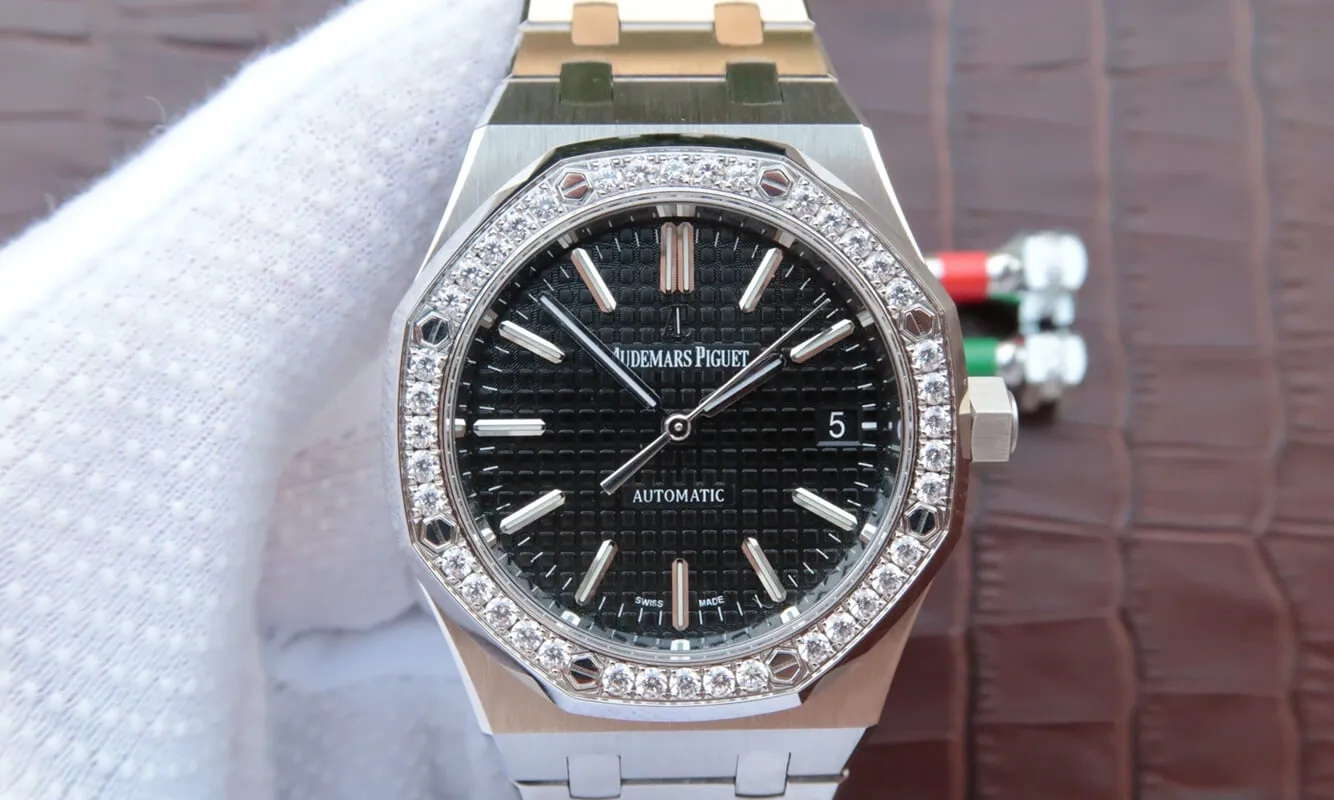Audemars Piguet Royal Oak 15400 15450 Couple Watch JF Factory 1:1 Best Edition Replica Watch Titanium Case