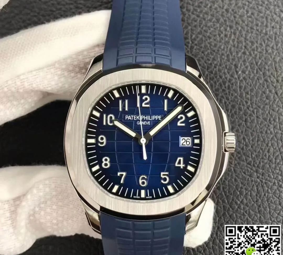 Patek Philippe Aquanaut 5168G-001 3K Factory 1:1 Best Edition Replica Watch Blue Dial