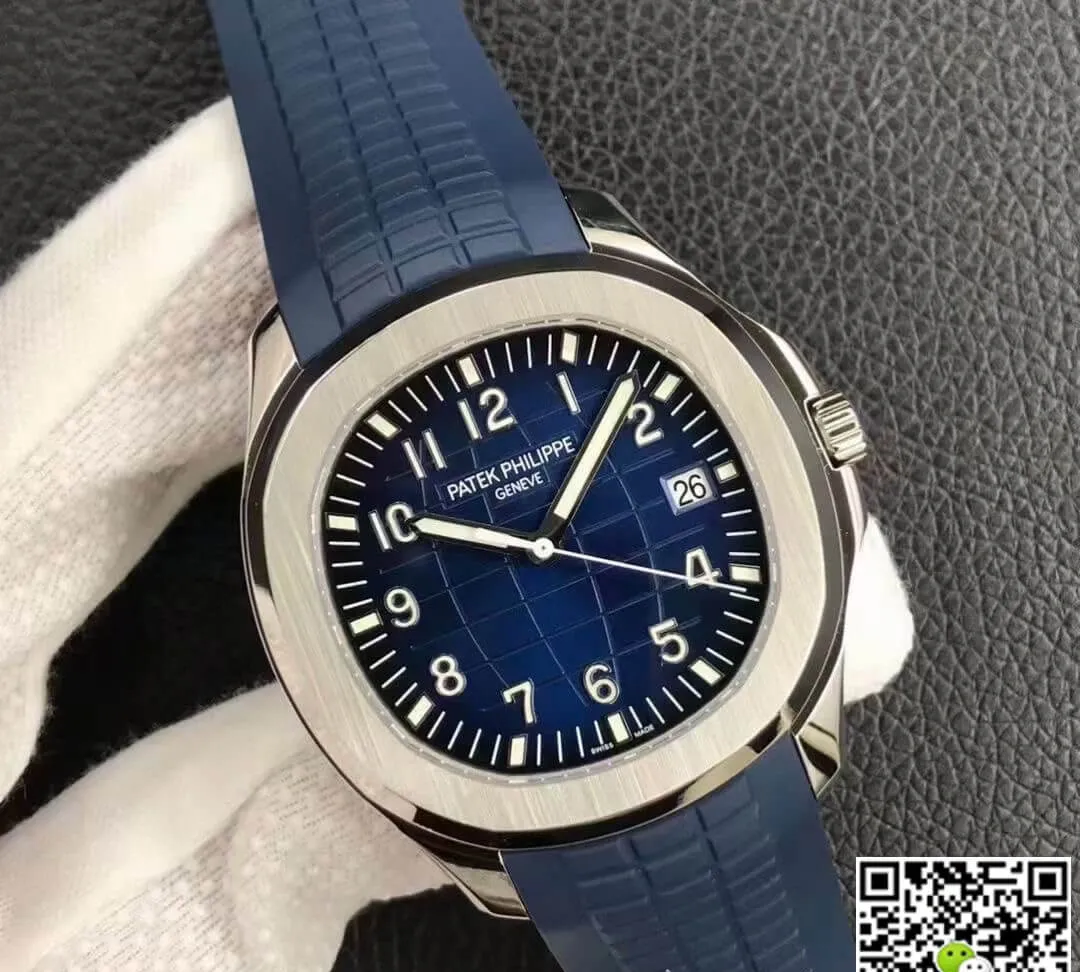Patek Philippe Aquanaut 5168G-001 3K Factory 1:1 Best Edition Replica Watch Blue Dial