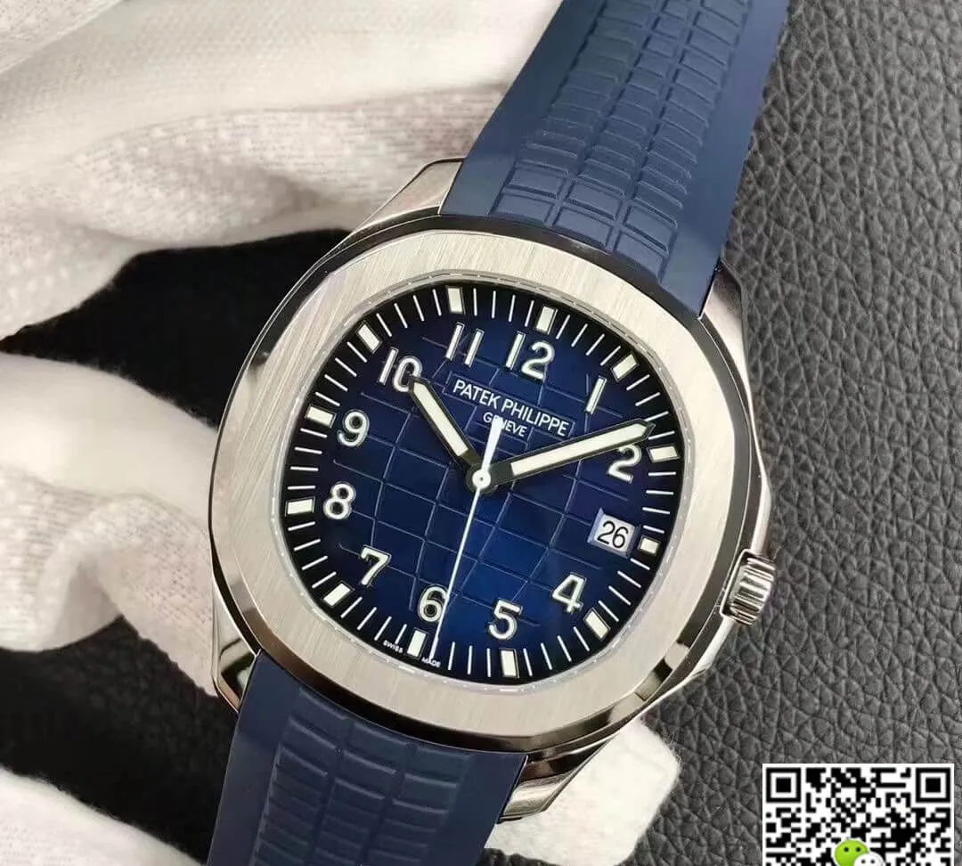 Patek Philippe Aquanaut 5168G-001 3K Factory 1:1 Best Edition Replica Watch Blue Dial
