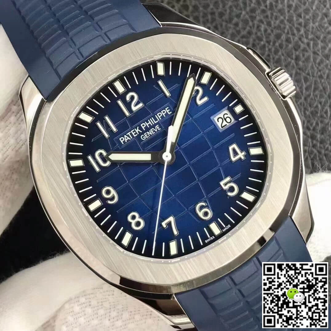 Patek Philippe Aquanaut 5168G-001 3K Factory 1:1 Best Edition Replica Watch Blue Dial