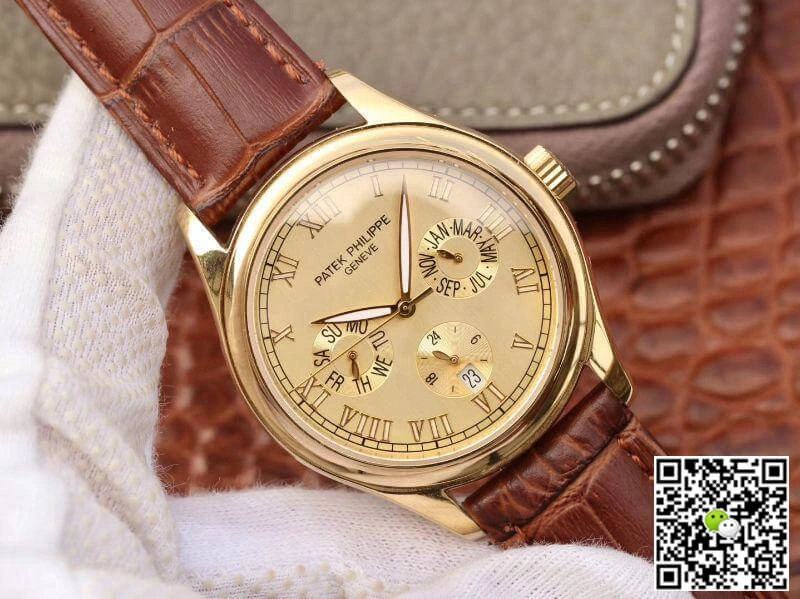 Patek Philippe Complications 1:1 Best Edition Replica Watch Swiss ETA315SQA Gold Dial