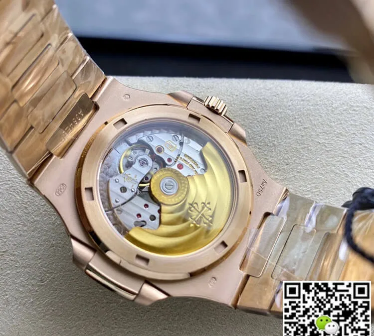Patek Philippe Nautilus PPF Factory 1:1 Best Edition Replica Watch Gold Diamond Bezel
