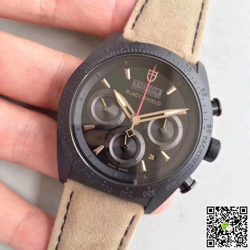 Tudor Fastrider Black Shield M42000CN-0016 ZF Factory 1:1 Best Edition Replica Watch Swiss ETA7753