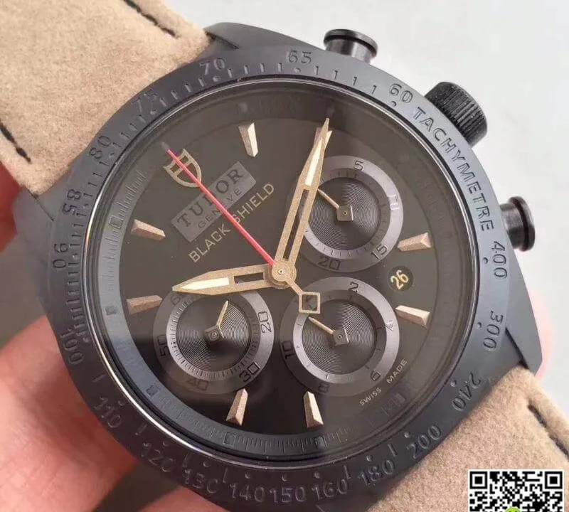 Tudor Fastrider Black Shield M42000CN-0016 ZF Factory 1:1 Best Edition Replica Watch Swiss ETA7753