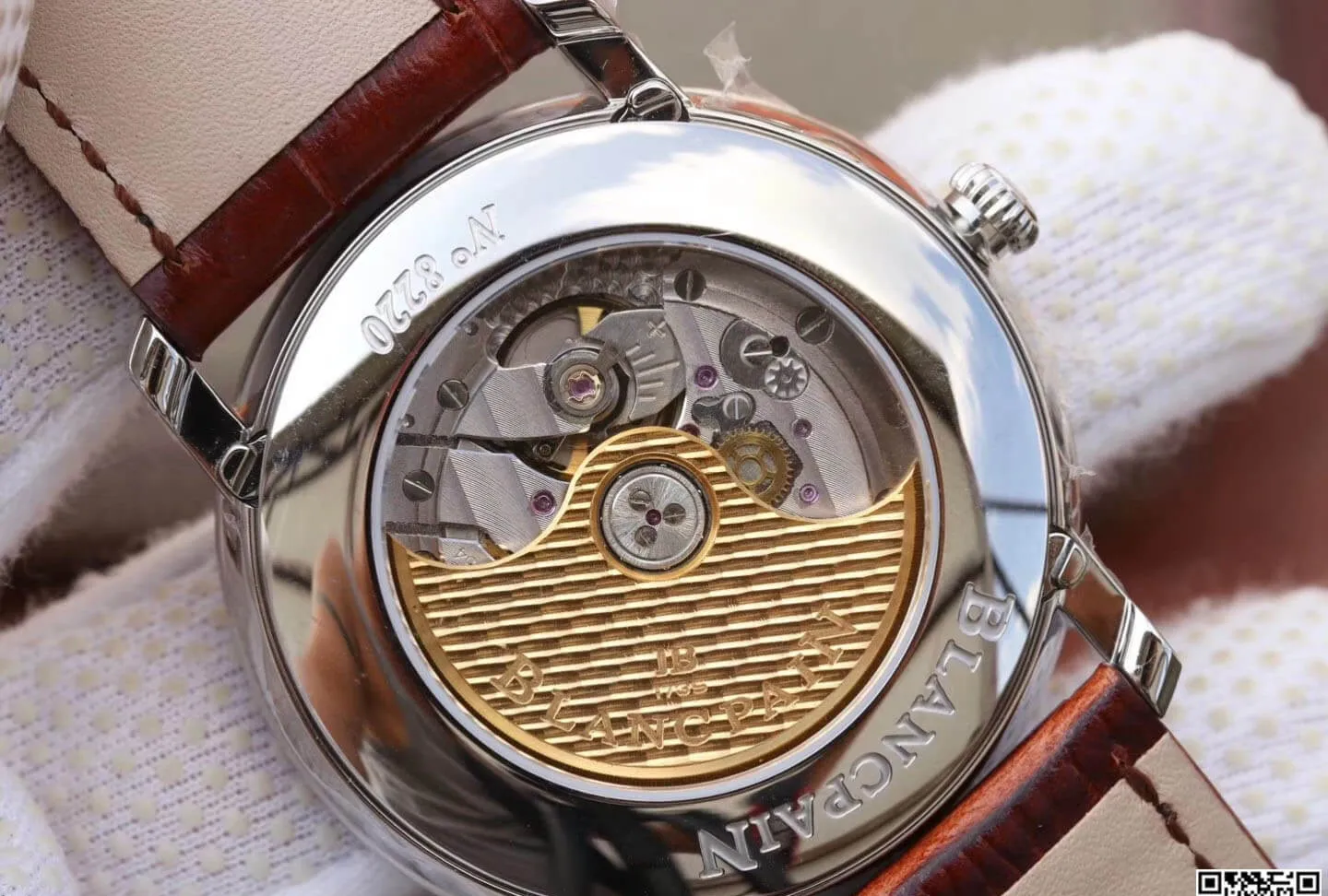 Blancpain Villeret 6654 OM Factory 1:1 Best Edition Replica Watch V2 Leather Strap