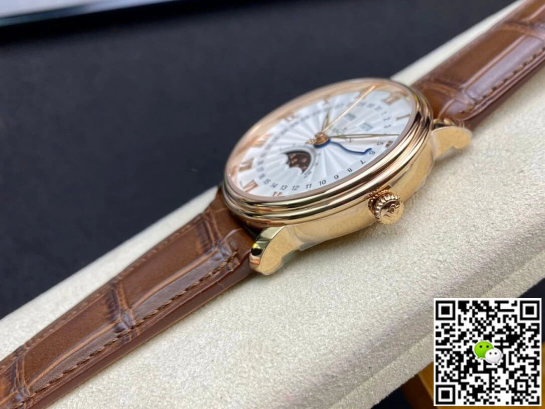 Blancpain Villeret 6654 OM Factory 1:1 Best Edition Replica Watch V3 Leather Strap