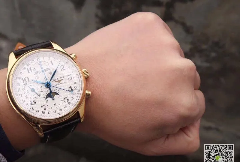 Longines Conquest Classic L27735787 GS Factory 1:1 Best Edition Replica Watch Swiss ETA7751 18K Gold