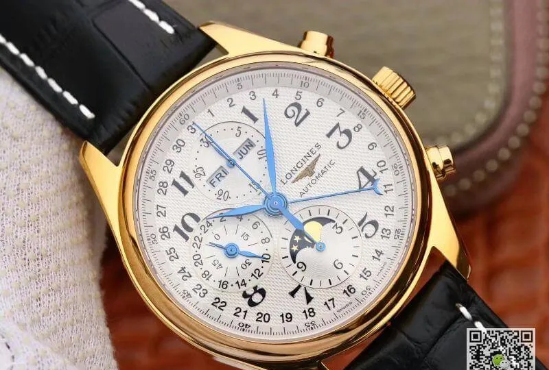 Longines Conquest Classic L27735787 GS Factory 1:1 Best Edition Replica Watch Swiss ETA7751 18K Gold