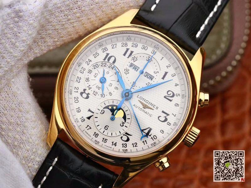 Longines Conquest Classic L27735787 GS Factory 1:1 Best Edition Replica Watch Swiss ETA7751 18K Gold