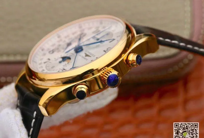 Longines Conquest Classic L27735787 GS Factory 1:1 Best Edition Replica Watch Swiss ETA7751 18K Gold