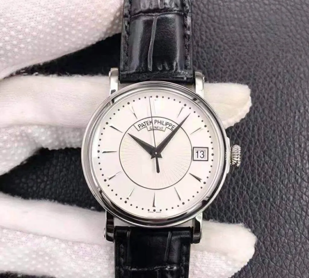 Patek Philippe Calatrava 5153G-010 ZF Factory 1:1 Best Edition Replica Watch Stainless Steel Bezel
