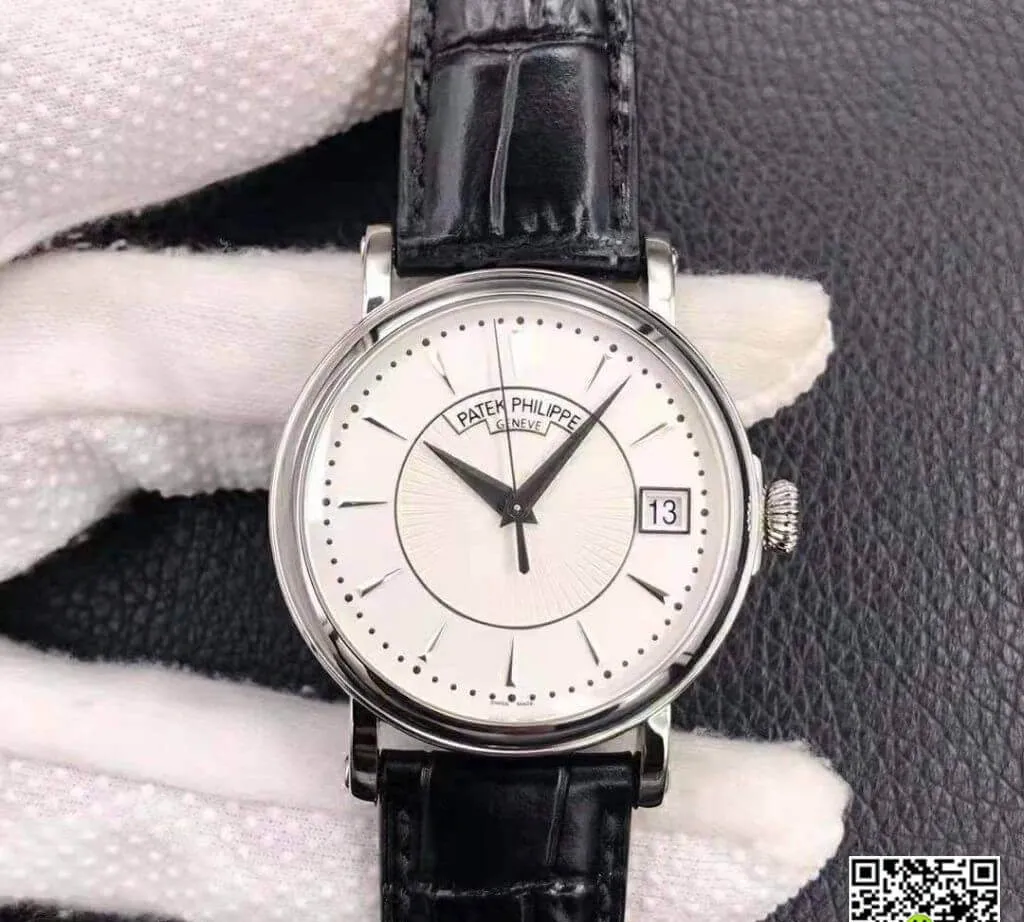 Patek Philippe Calatrava 5153G-010 ZF Factory 1:1 Best Edition Replica Watch Stainless Steel Bezel