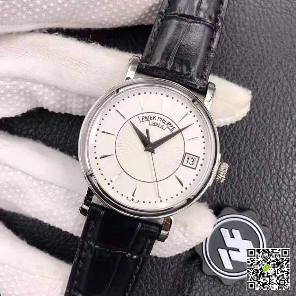 Patek Philippe Calatrava 5153G-010 ZF Factory 1:1 Best Edition Replica Watch Stainless Steel Bezel
