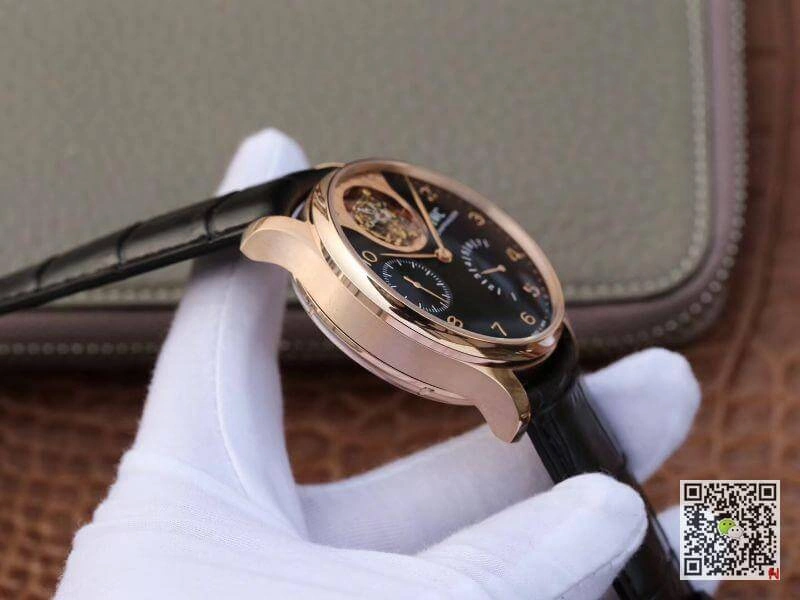 IWC Portuguese IW504210 Tourbillon 18K Rosegold 1:1 Best Edition Replica Watch Swiss automatic complicated tourbillon movement