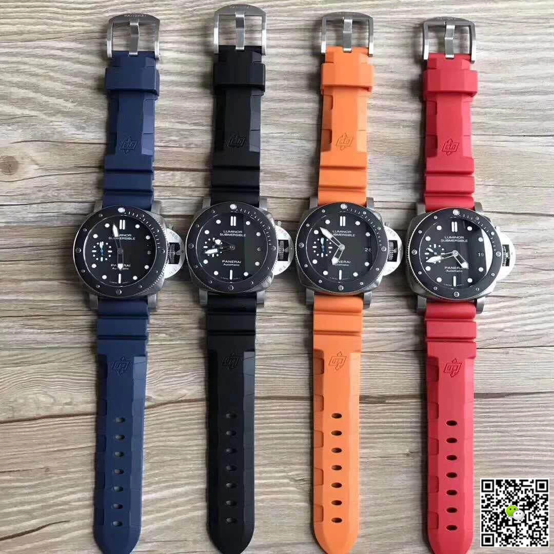 Panerai Luminor Submersible PAM1389 VS Factory 1:1 Best Edition Replica Watch Swiss ETA P9010 Yellow Strap