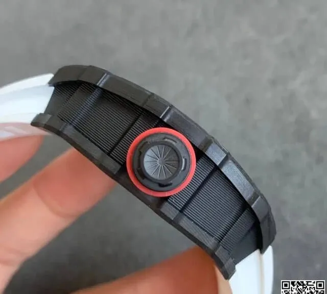 Richard Mille RM35-02 KV Factory 1:1 Best Edition Replica Watch V3 Carbon Fiber Rubber Strap