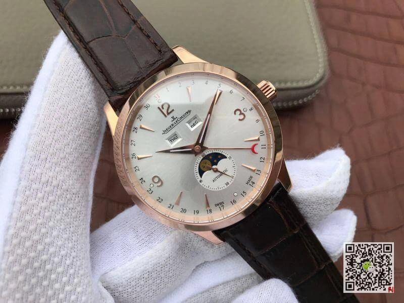 Jaeger-LeCoultre Master Calendar 1552520 KM Factory 1:1 Best Edition Replica Watch Swiss ETA866 Silver Dial