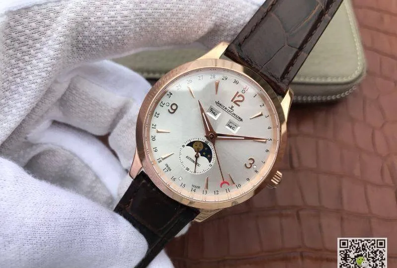 Jaeger-LeCoultre Master Calendar 1552520 KM Factory 1:1 Best Edition Replica Watch Swiss ETA866 Silver Dial